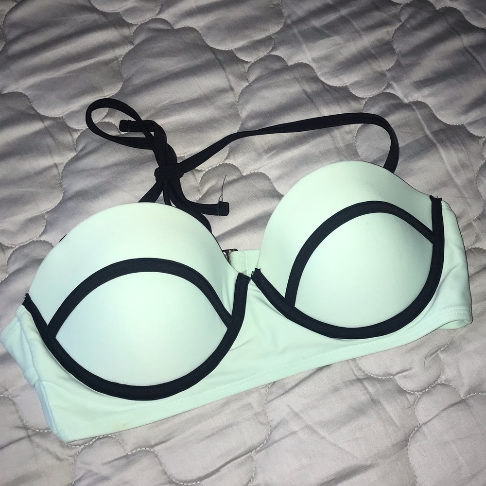 Mint Push Up Bikini Top